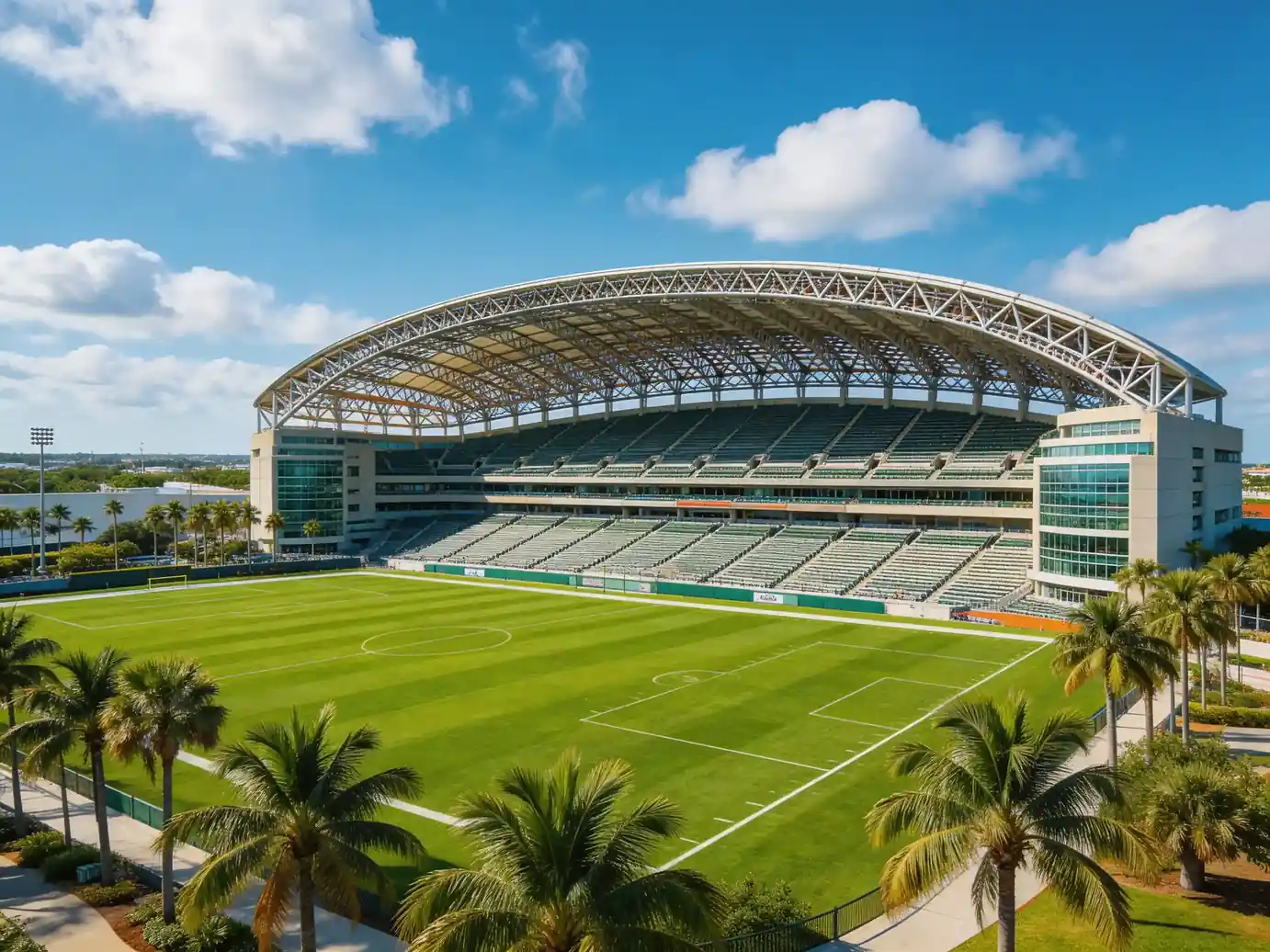 Hard Rock Stadium Miami — tropiskā futbola pieredze